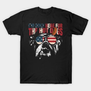 English Bulldog Shirt Funny 4th of July Pup Tee T-Shirt